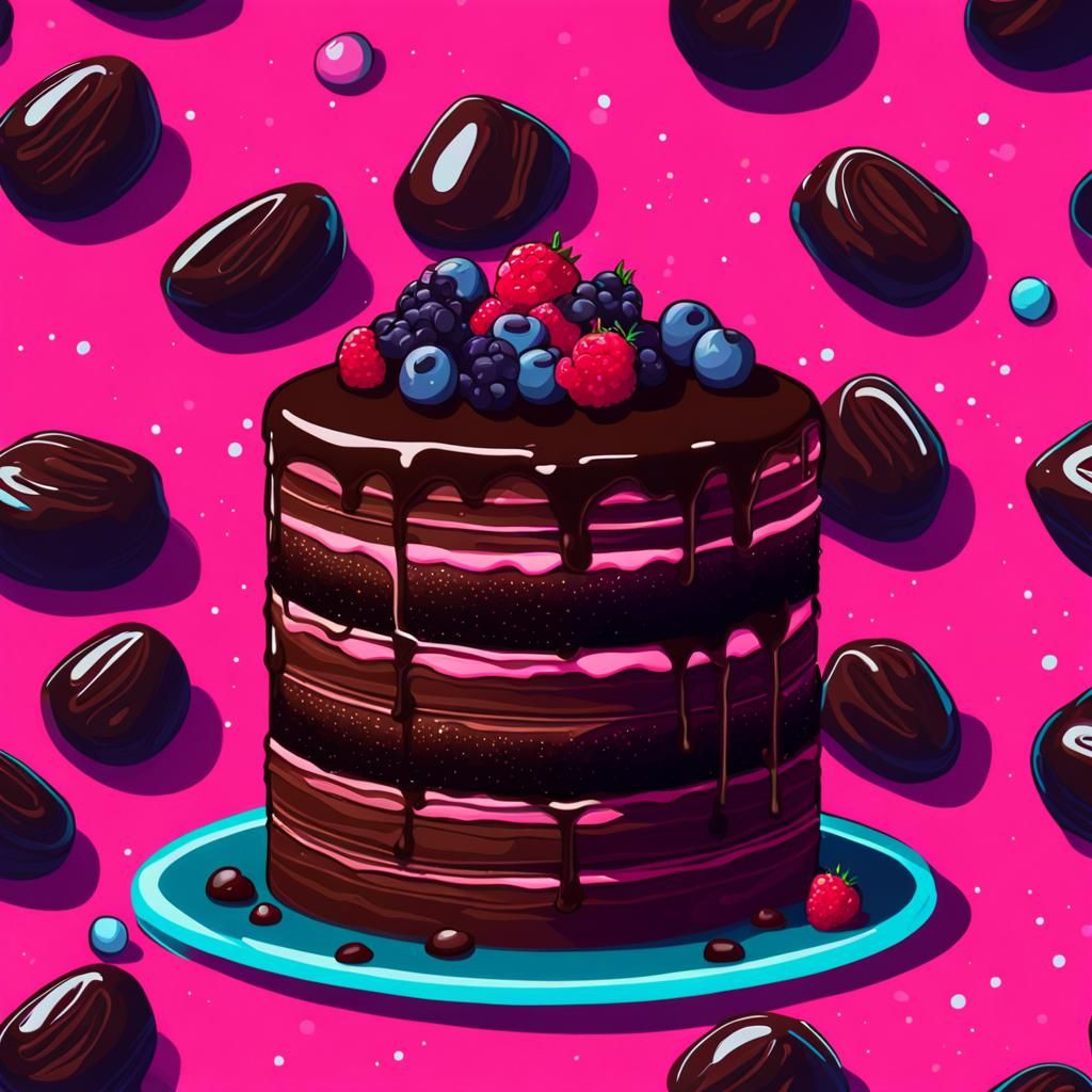 Chocolate cake 😋♥️