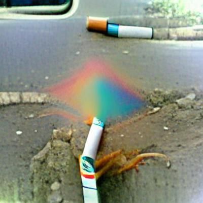 Rainbow cigarette