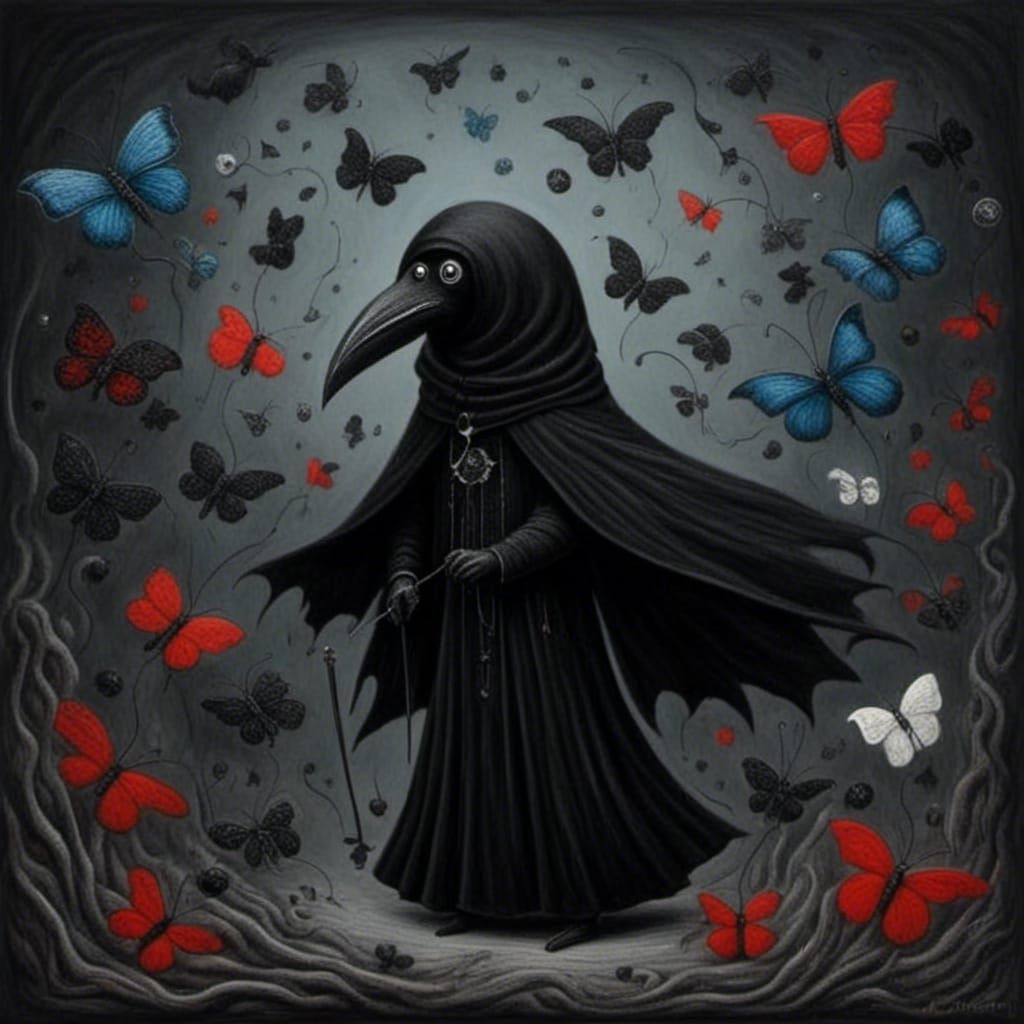 <lora:Evil Medieval:1.0> Butterflies 