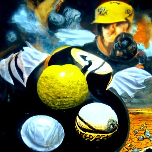 Pirates Black and Yellow Baseball