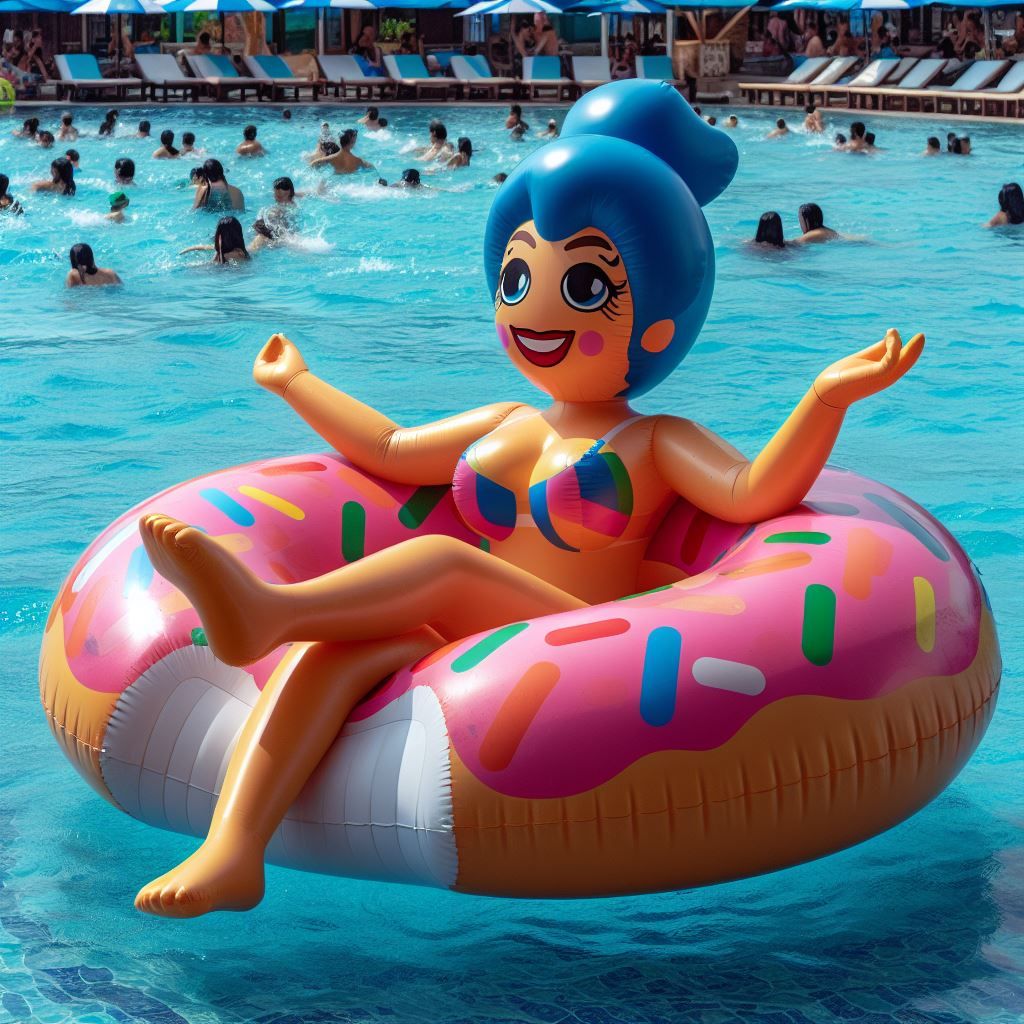 Pool toy girl 3