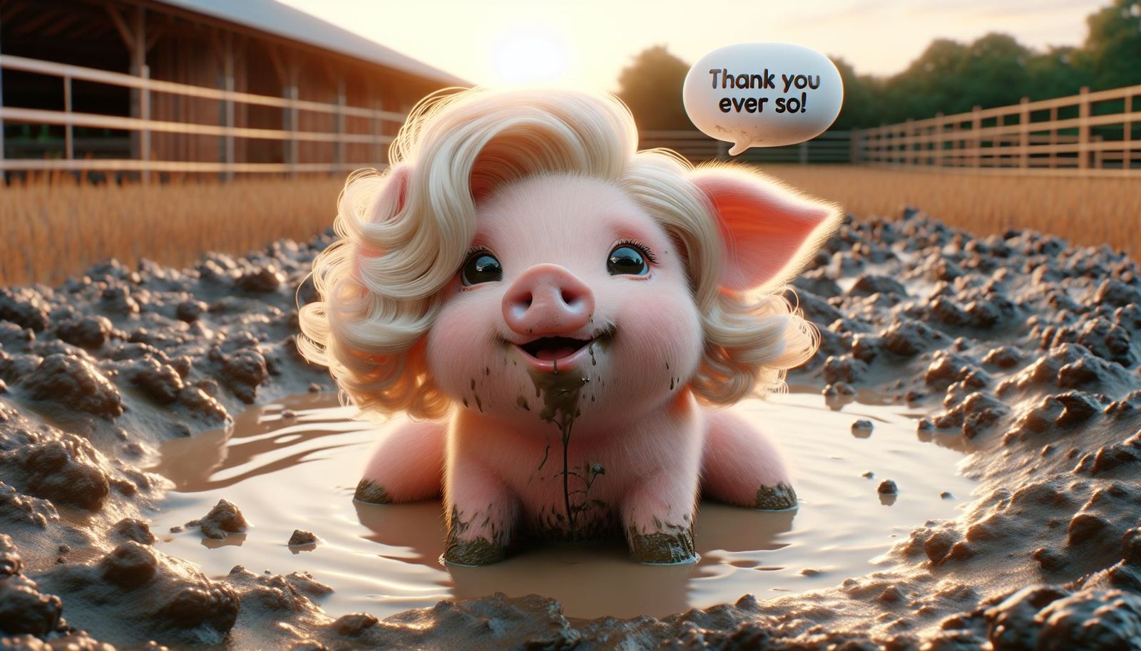 Monroe Pig Thanks for the Dig