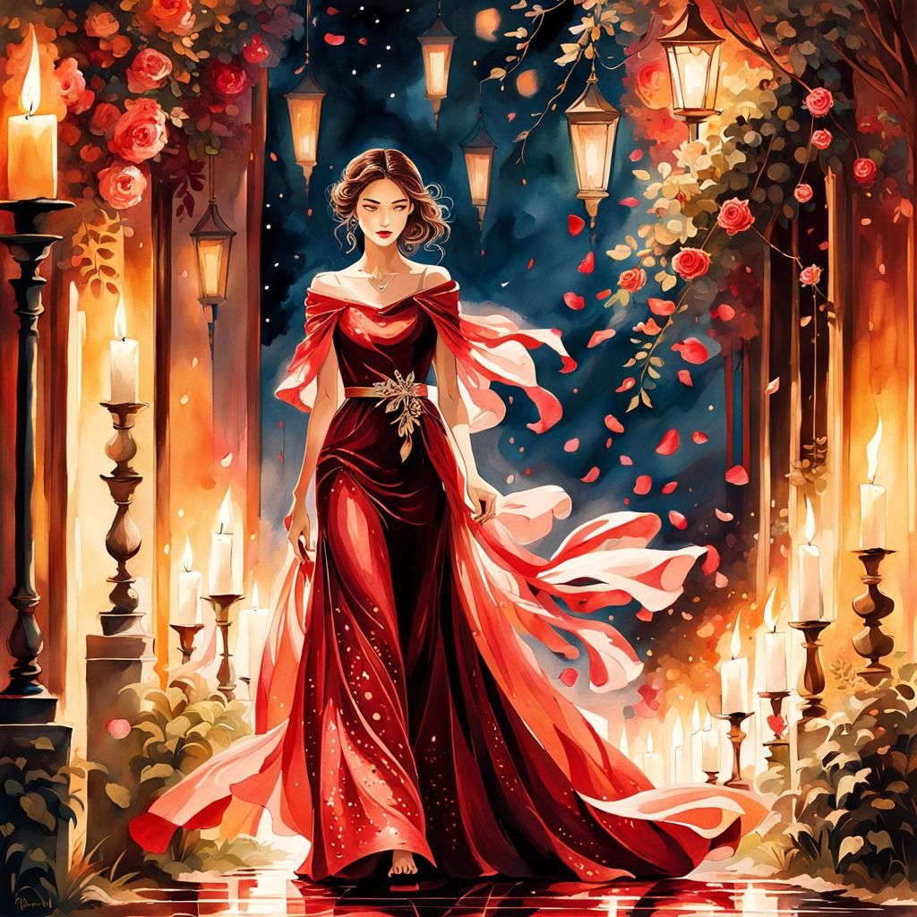 Candlelight Gown   by @Pop