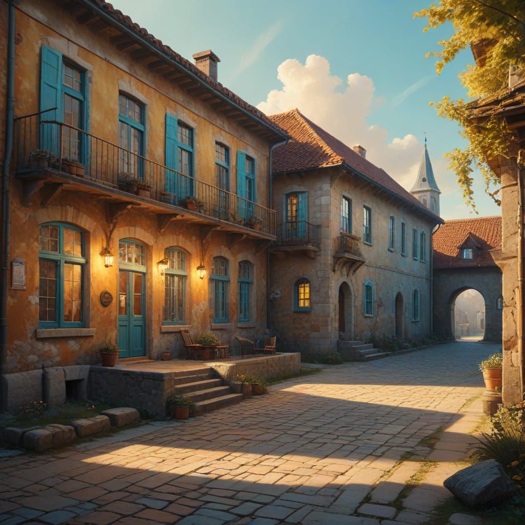 old-fashioned school