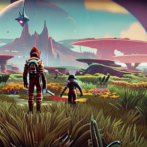 no mans sky, intersteller movie, retro science fiction, deta...