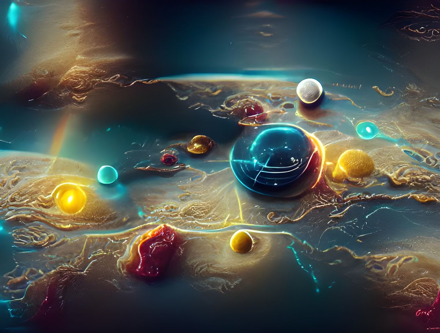 Holographic solar system map