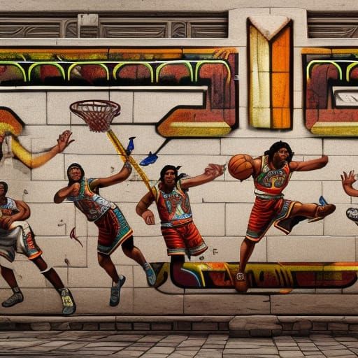 ancient aztec basketball AI Generated Artwork NightCafe Creator
