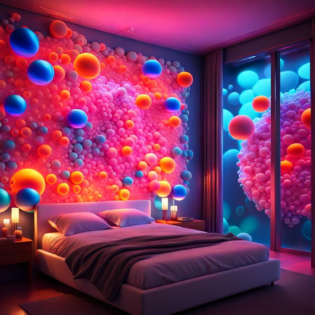 Bubble room AI Generated Artwork NightCafe Creator