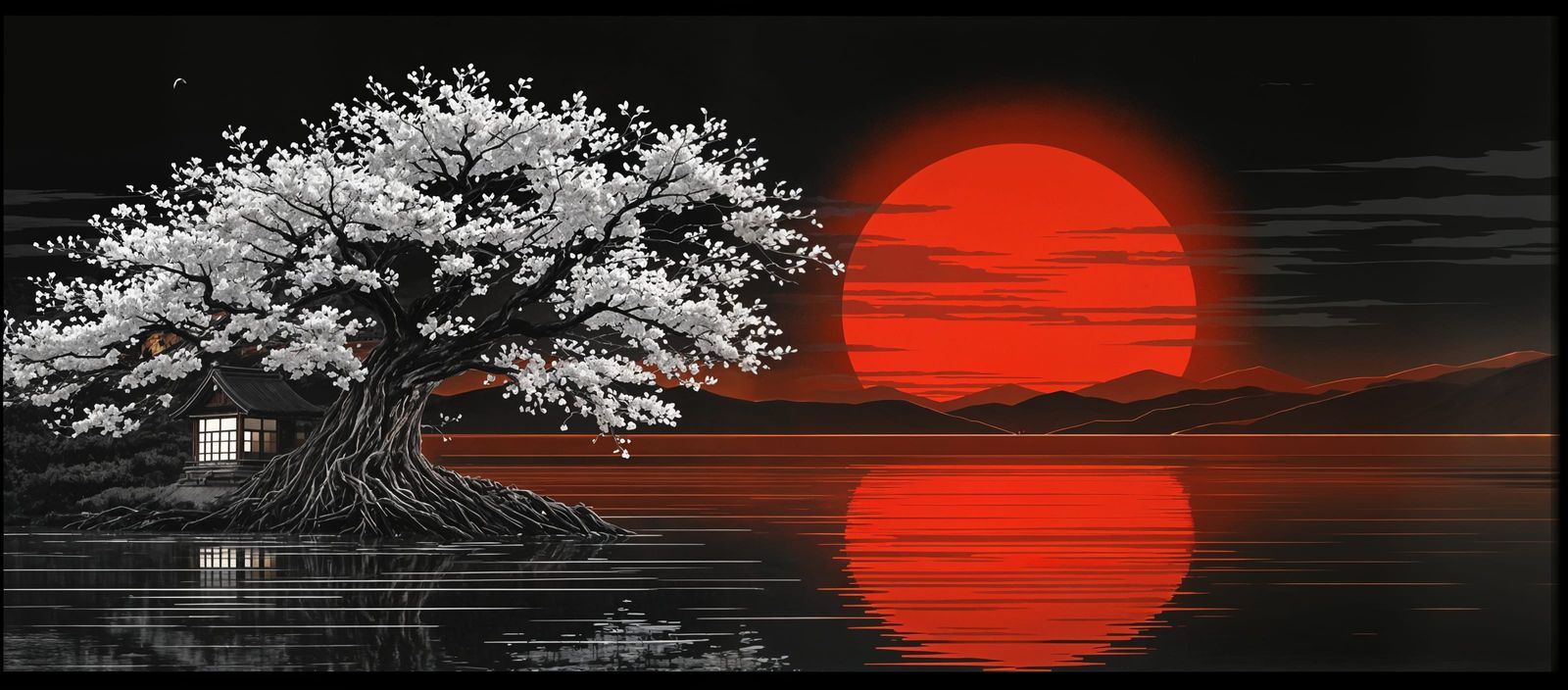 Crimson Sunset  by @BN