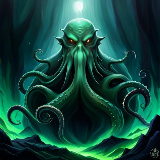 Cthulhu - AI Generated Artwork - NightCafe Creator