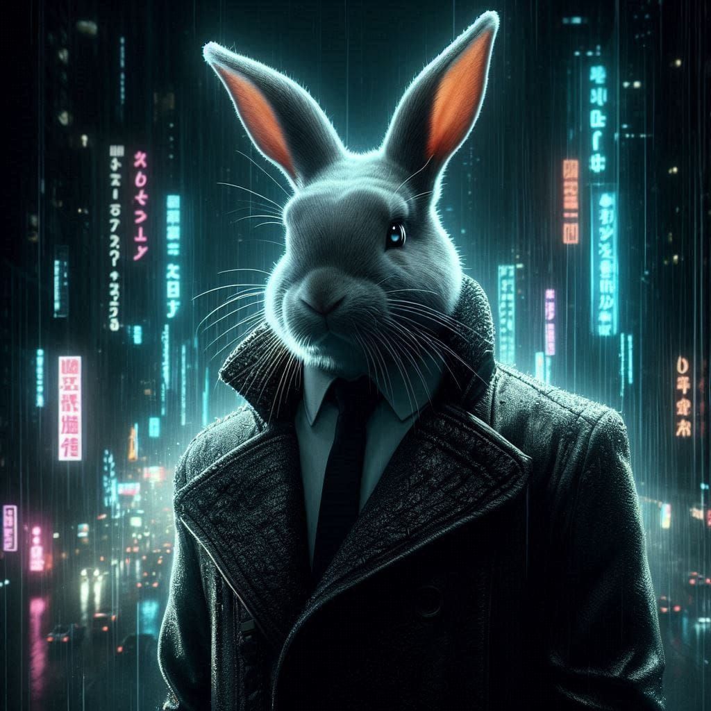 Rabbit Deckard in Blade Runner