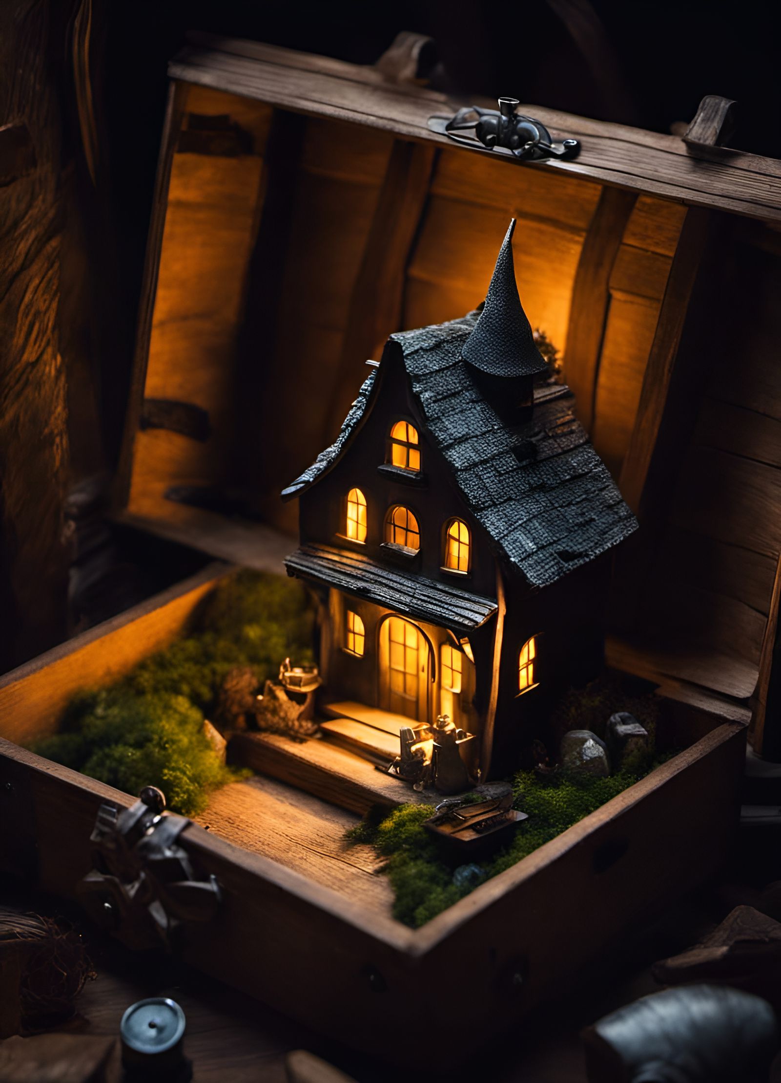 Suitcase House  by @Fibek