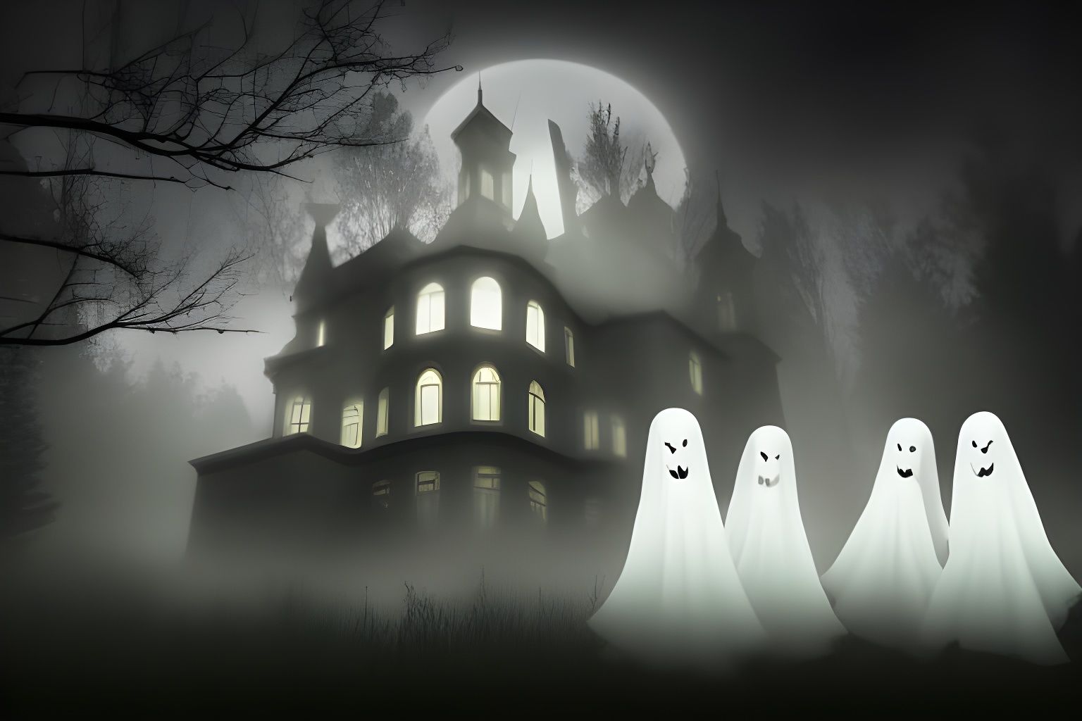 "This Place is Haunted! Stay Away!"