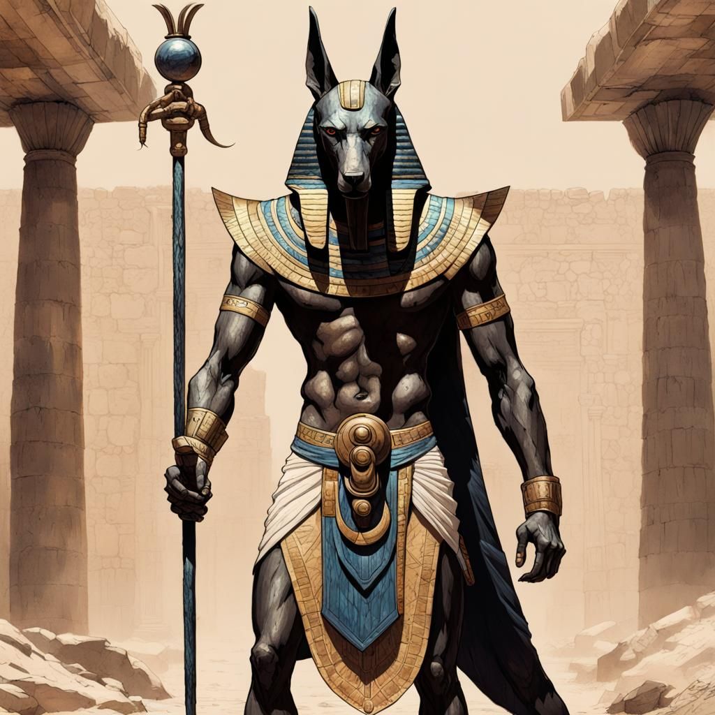 Anubis - AI Generated Artwork - NightCafe Creator