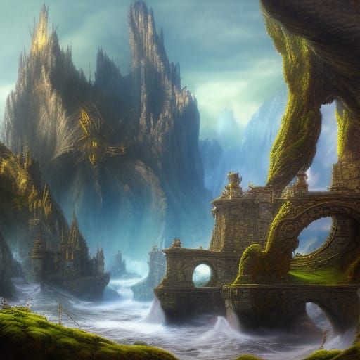 Dragon on Nest: Fantasy Art in Leonardo da Vinci Style