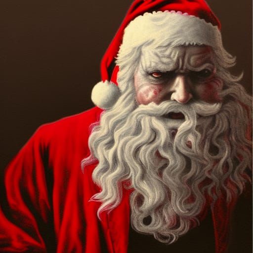 Monster Disguised as Santa