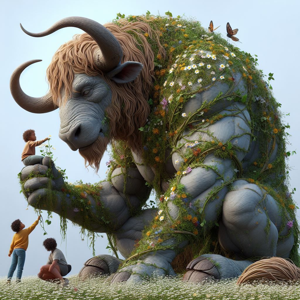 Playing with the Gentle Giant