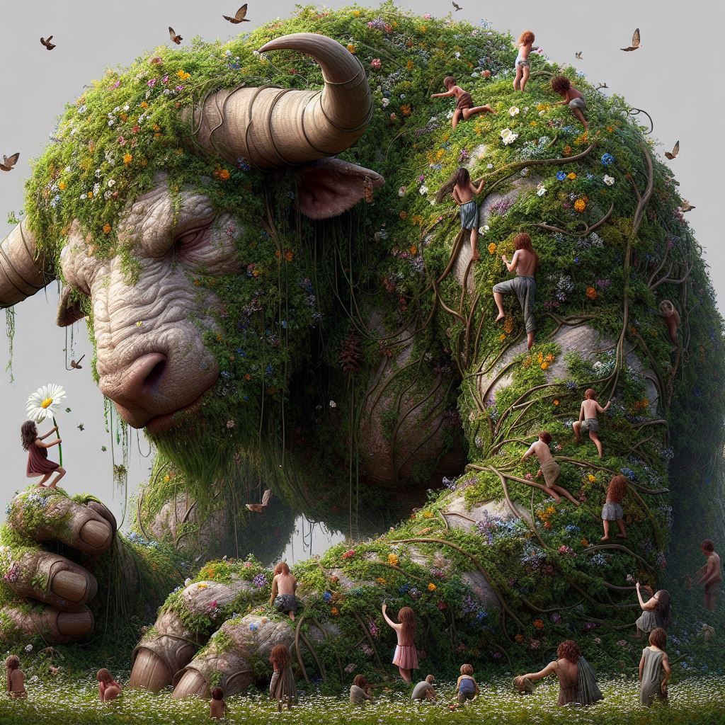 Playing with the Gentle Giant