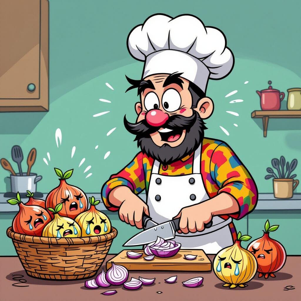 The moment you realize the onions are alive  by @Dr T