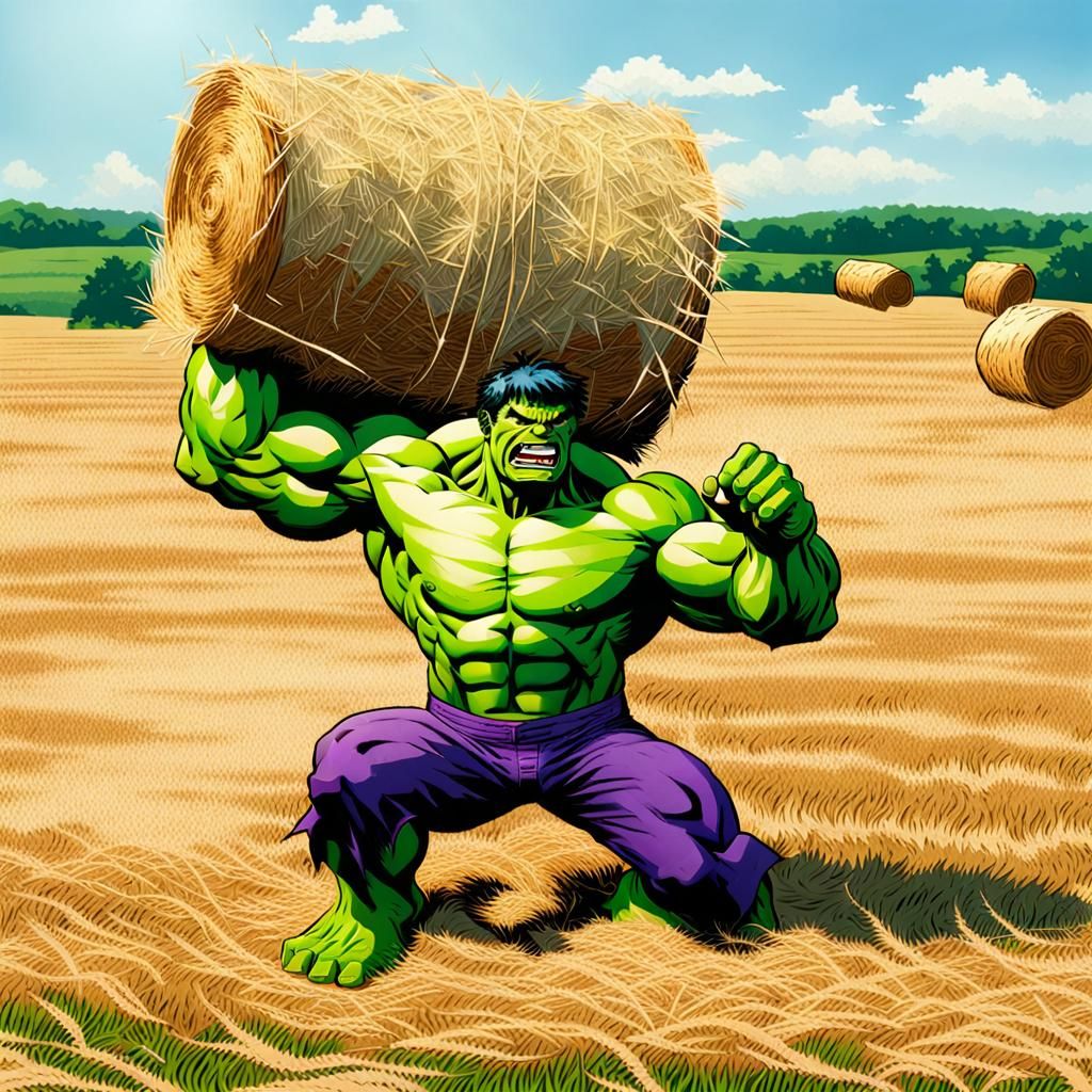 a hay bail throwin' mood