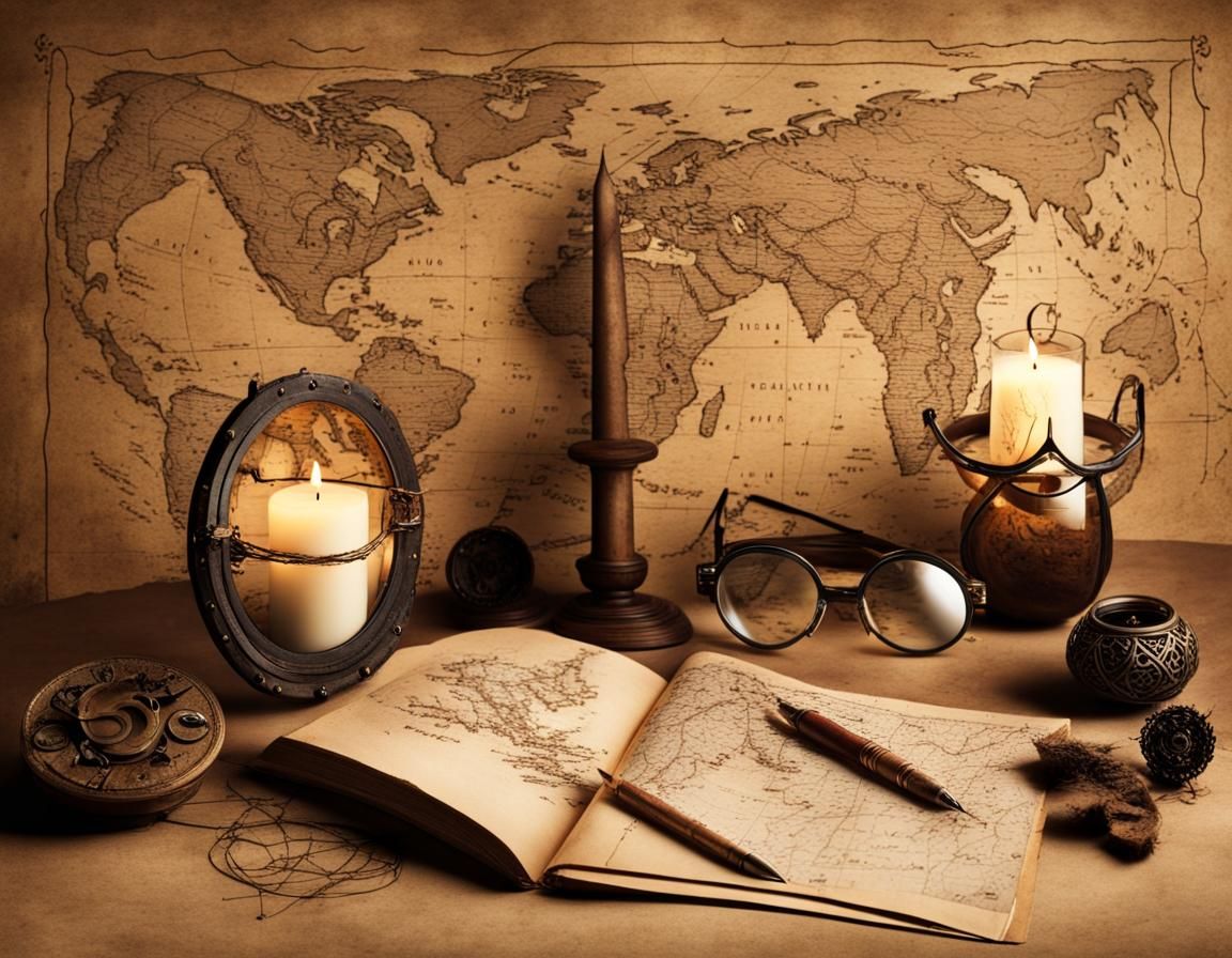 Old Map  by @Midnight Dawn