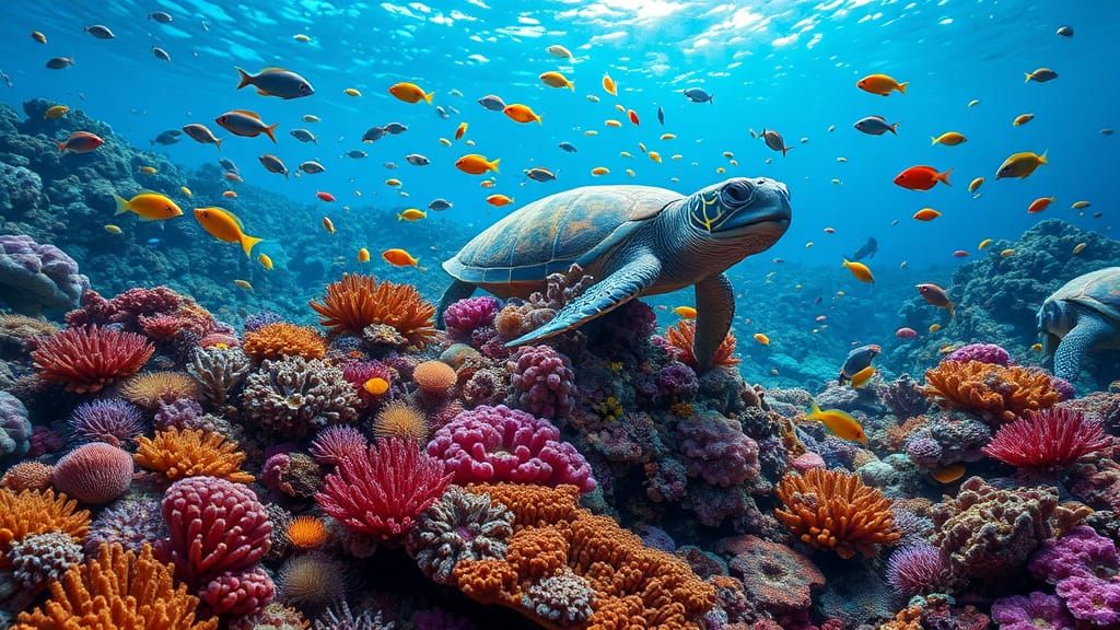 Un récif corallien   by @modane