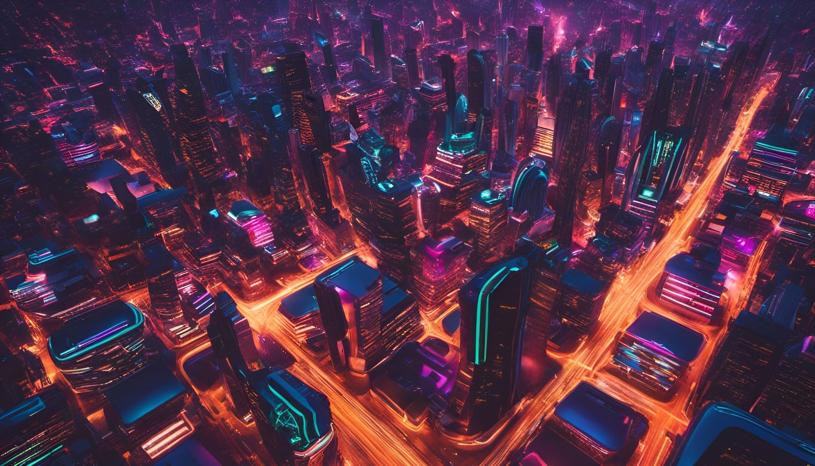 sketch of a city