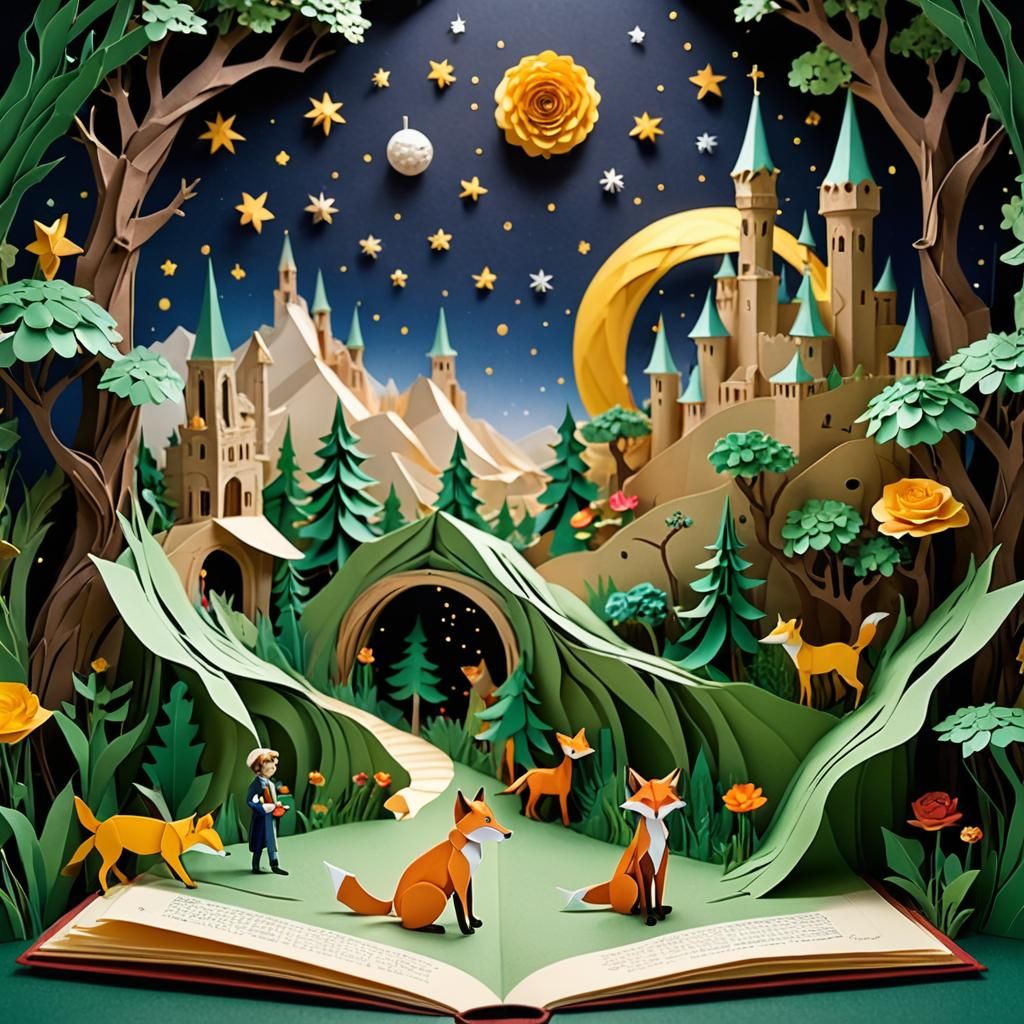 Pop-Up Book "The Little Prince"