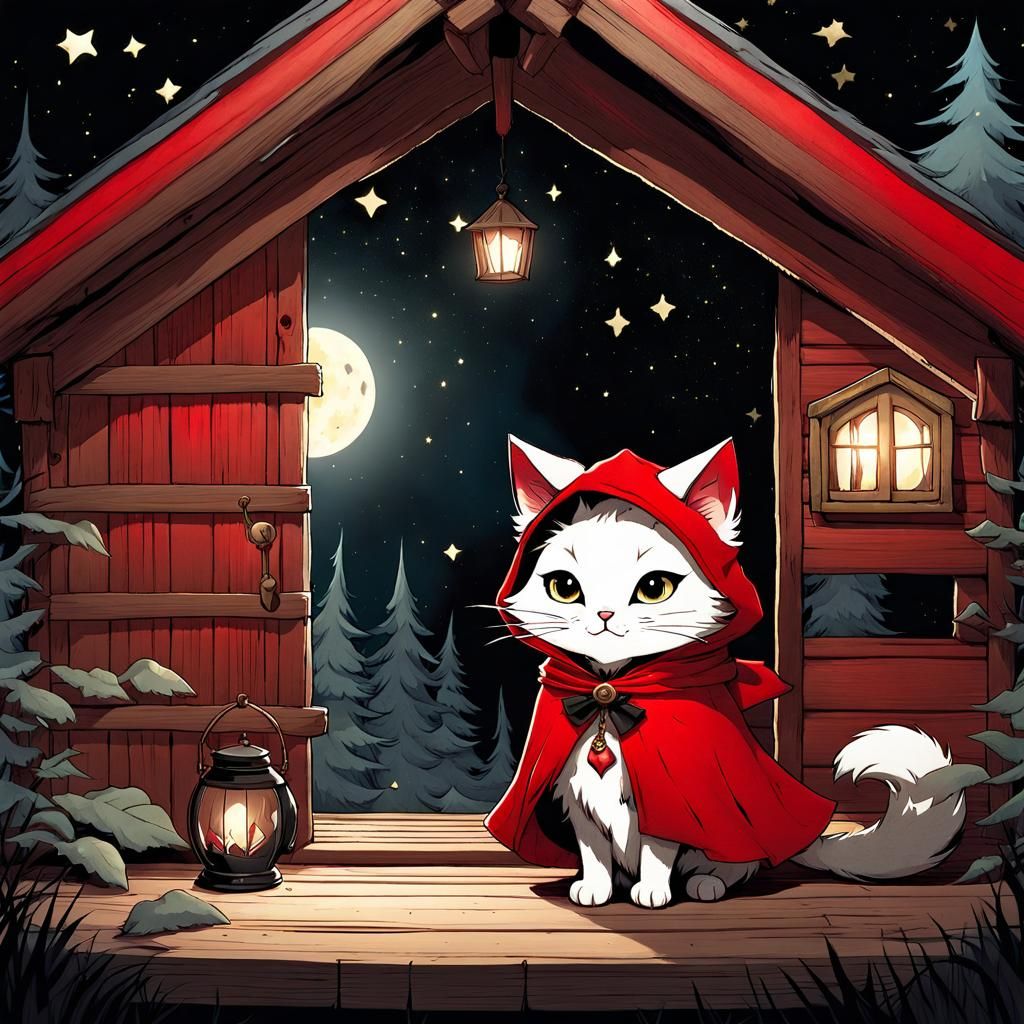 Little Red Meow Hood