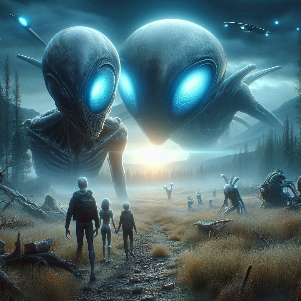 This is a strange world. Are they tiny insects?