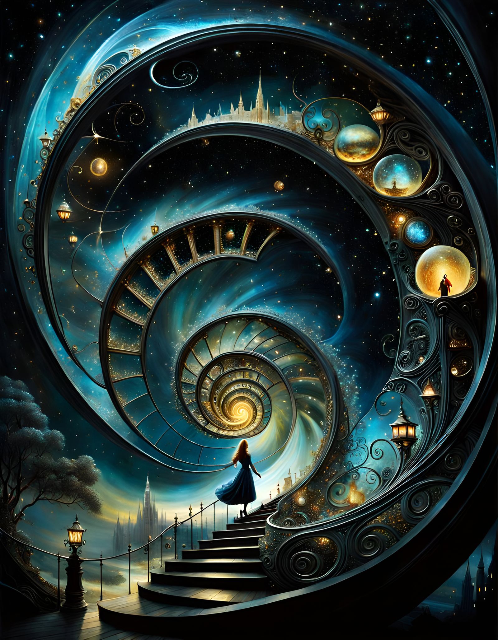 Strange Portal to a new Land  by @Vixsin