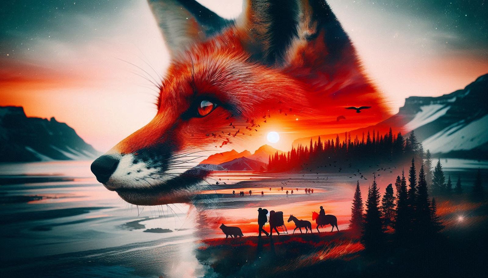 Fox Double Exposure #3