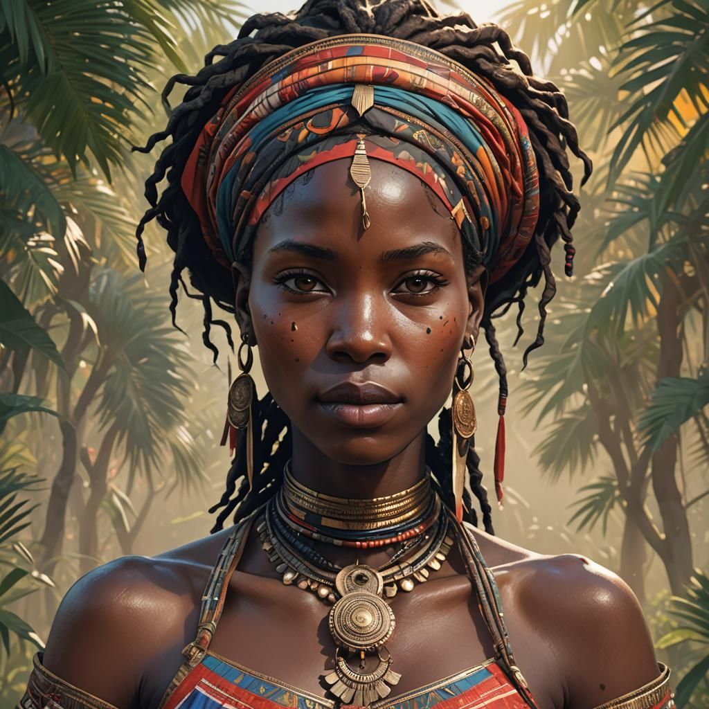 a beautiful kenya women