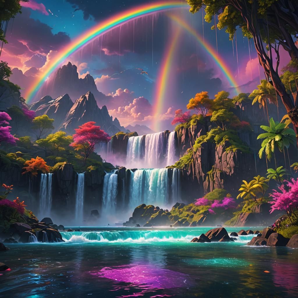 ✨Magic waterfall✨
