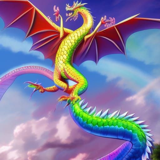 Rainbow dragon