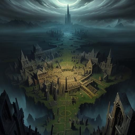 Abandoned town