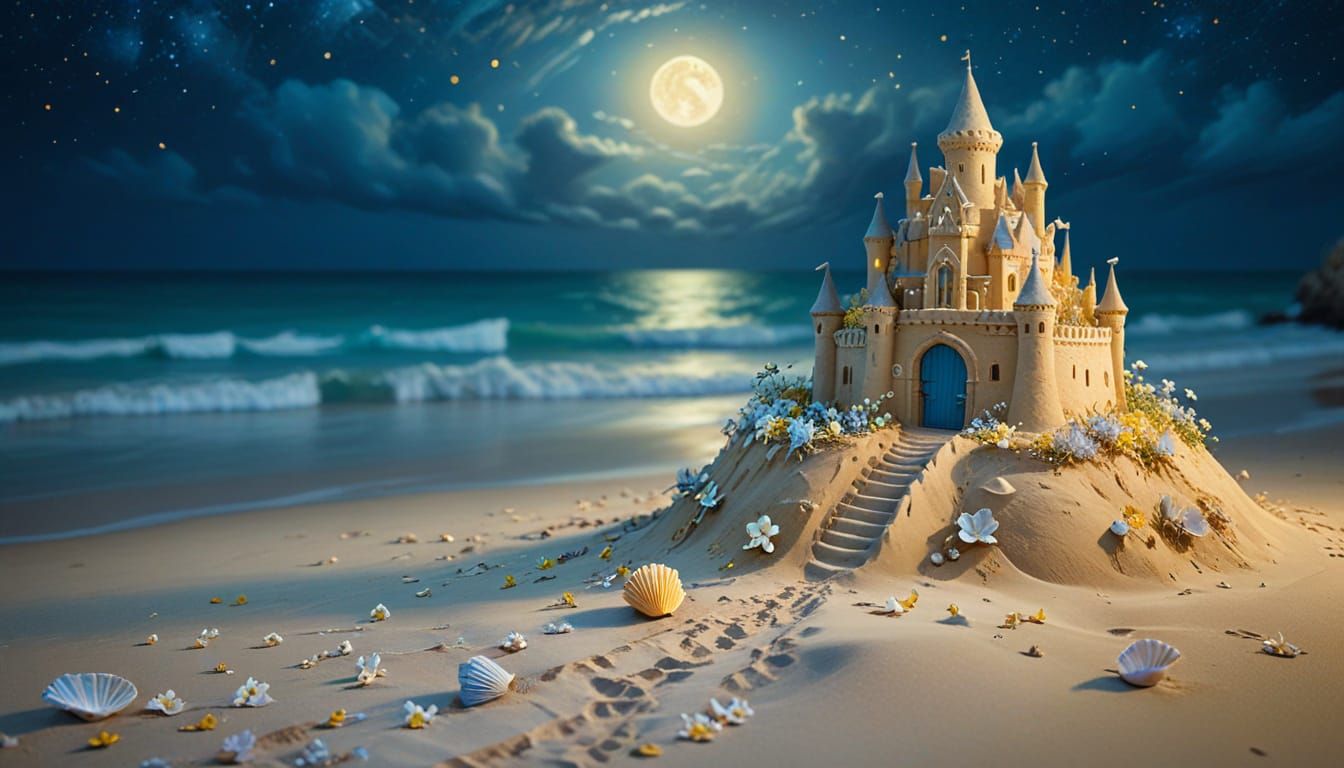 Sandcastle  by @Hit moments