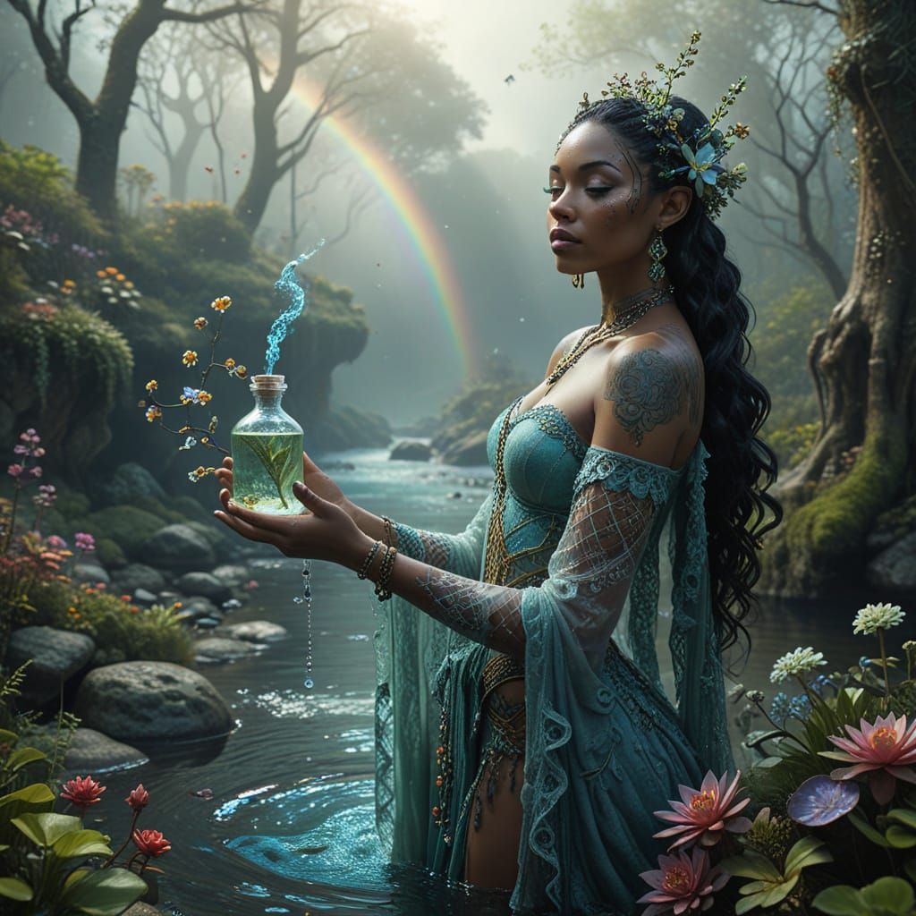 Woodland Goddess in Vibrant Bloom