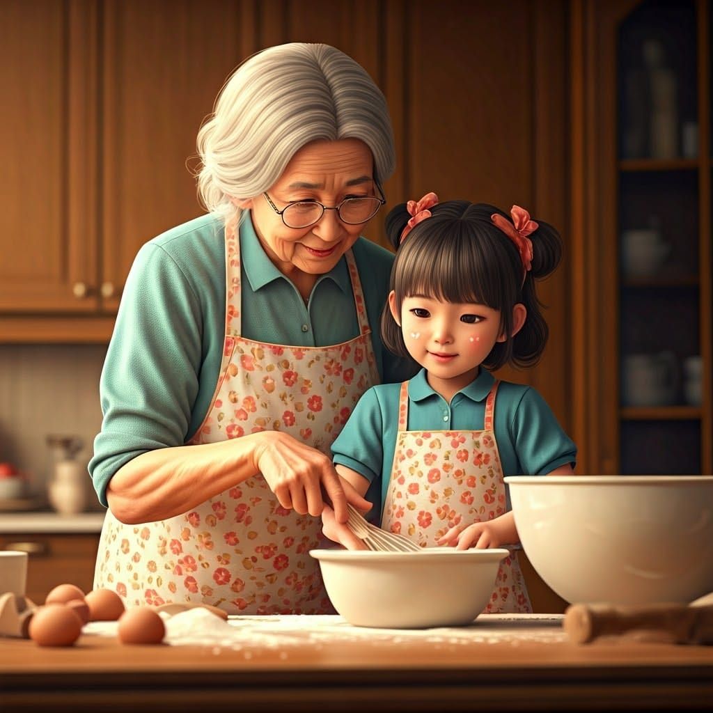 A grandmother's love...  by @Ember