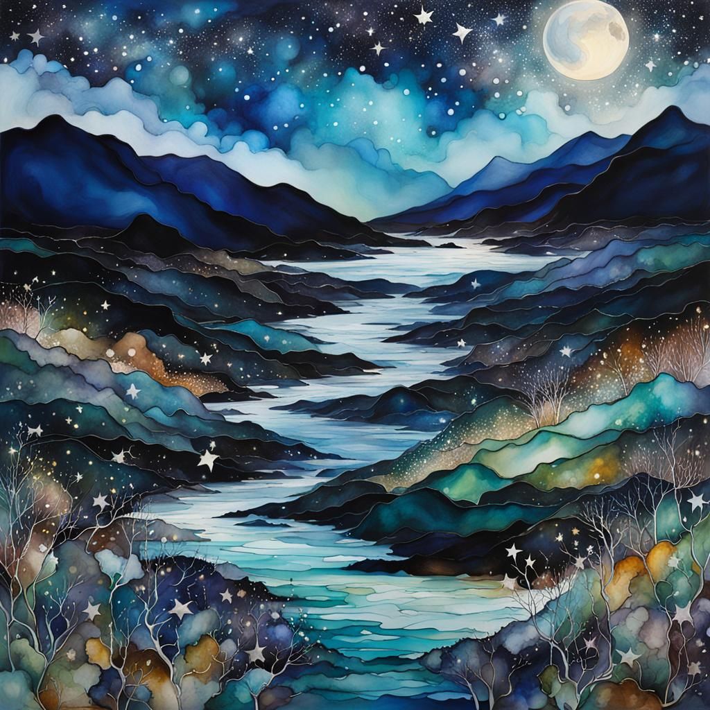 Night of the plenilune  by @Elrond Nelyafinwion Kanafinwion