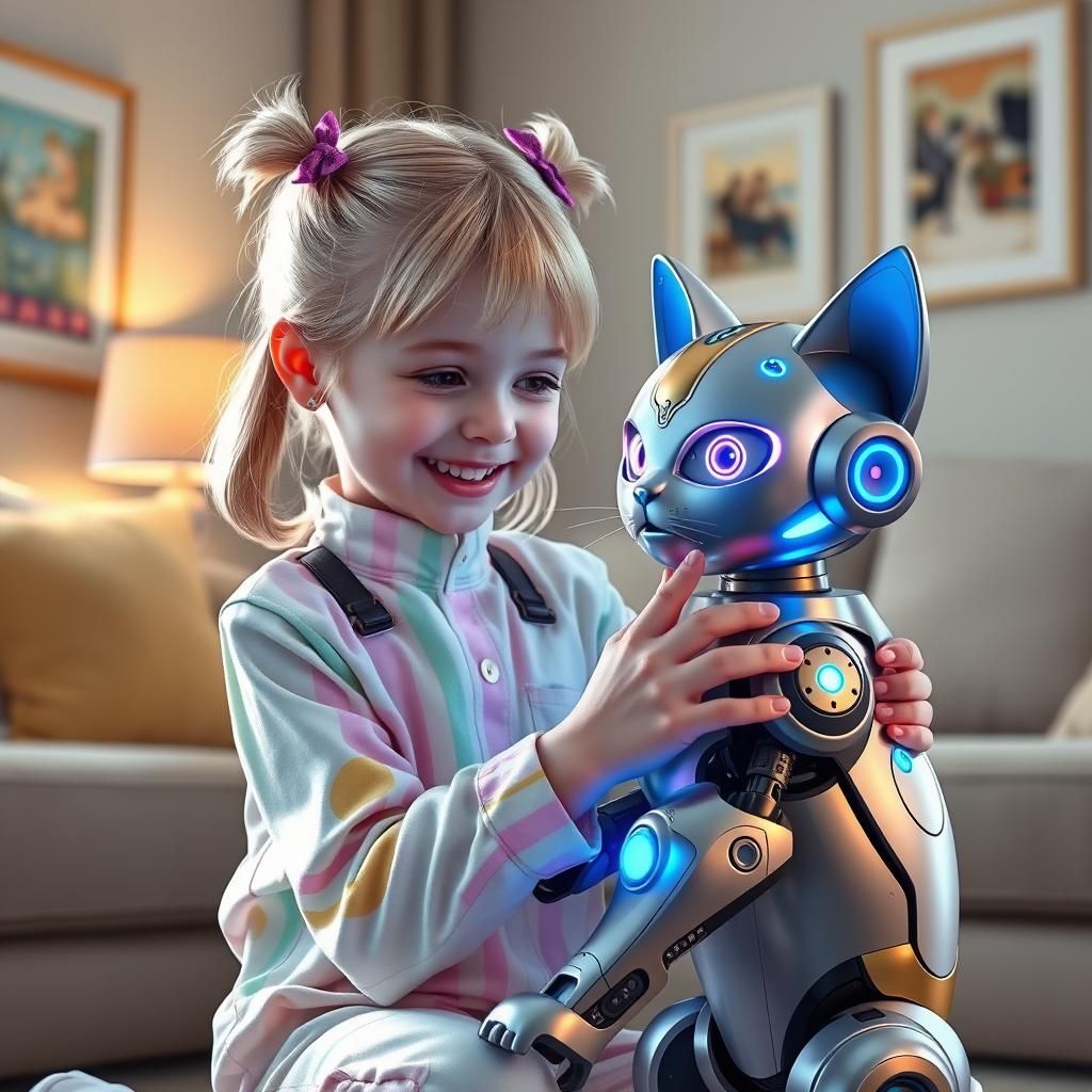 Robo Cat  by @Melanie Rhoades 