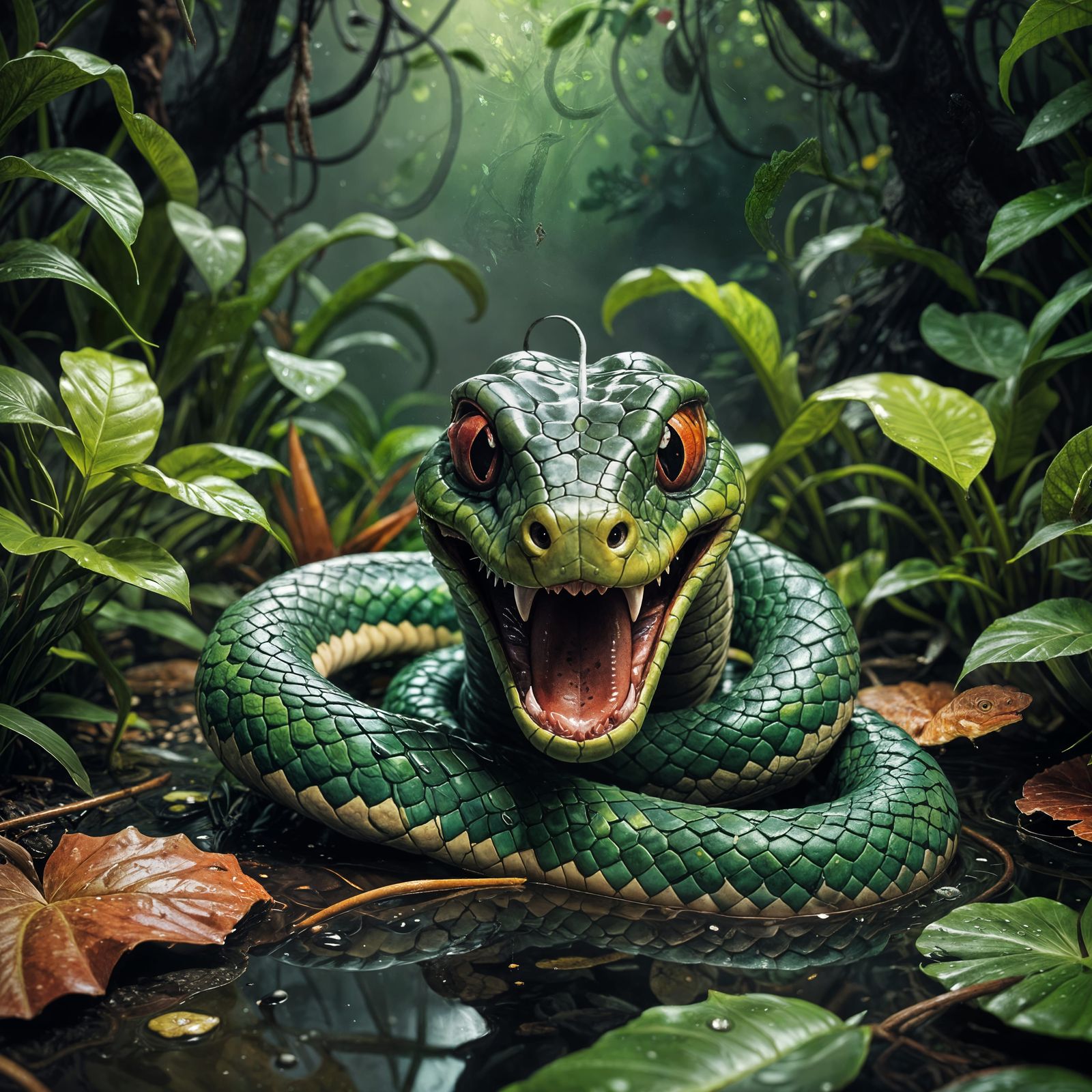 Wacky snake  by @Evgeniy