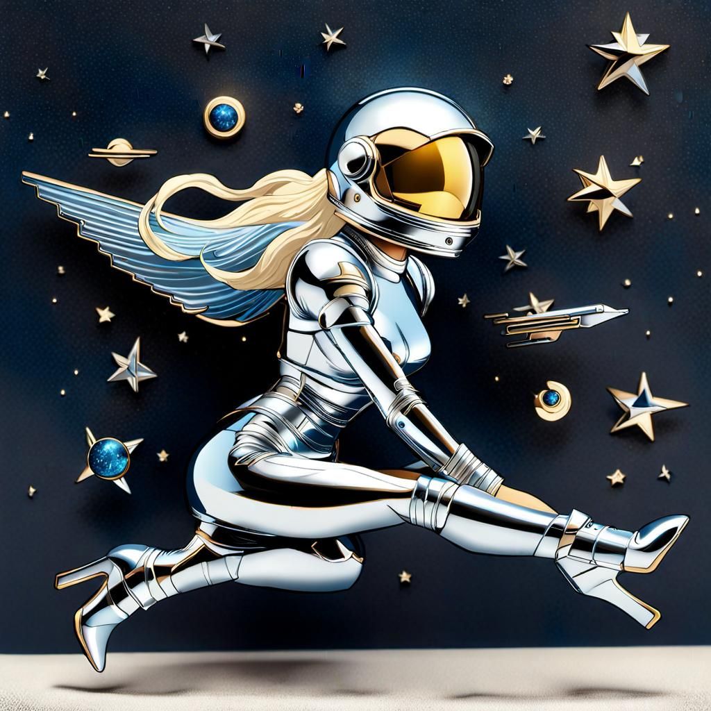Retro Space Angel