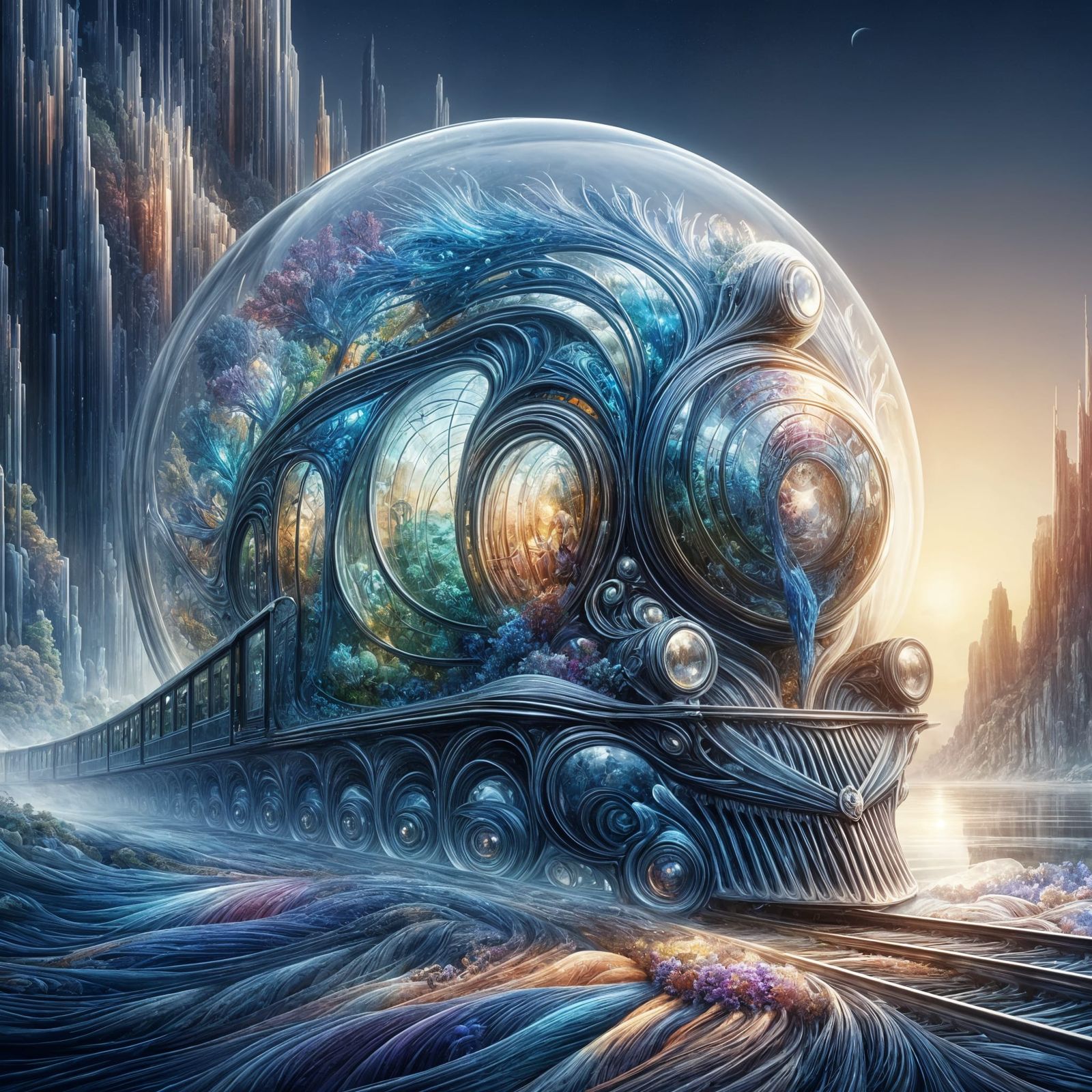 🌌 The Luminous Fantasy Train 🌊