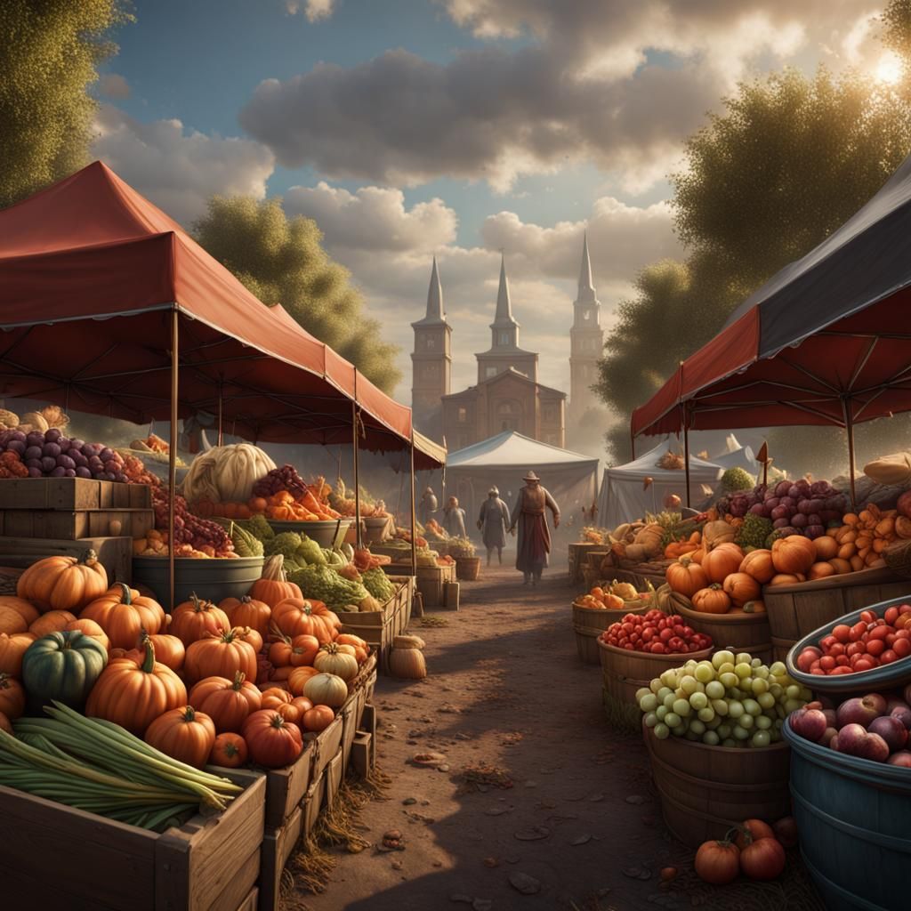 Harvesters market  by @arbybuckle