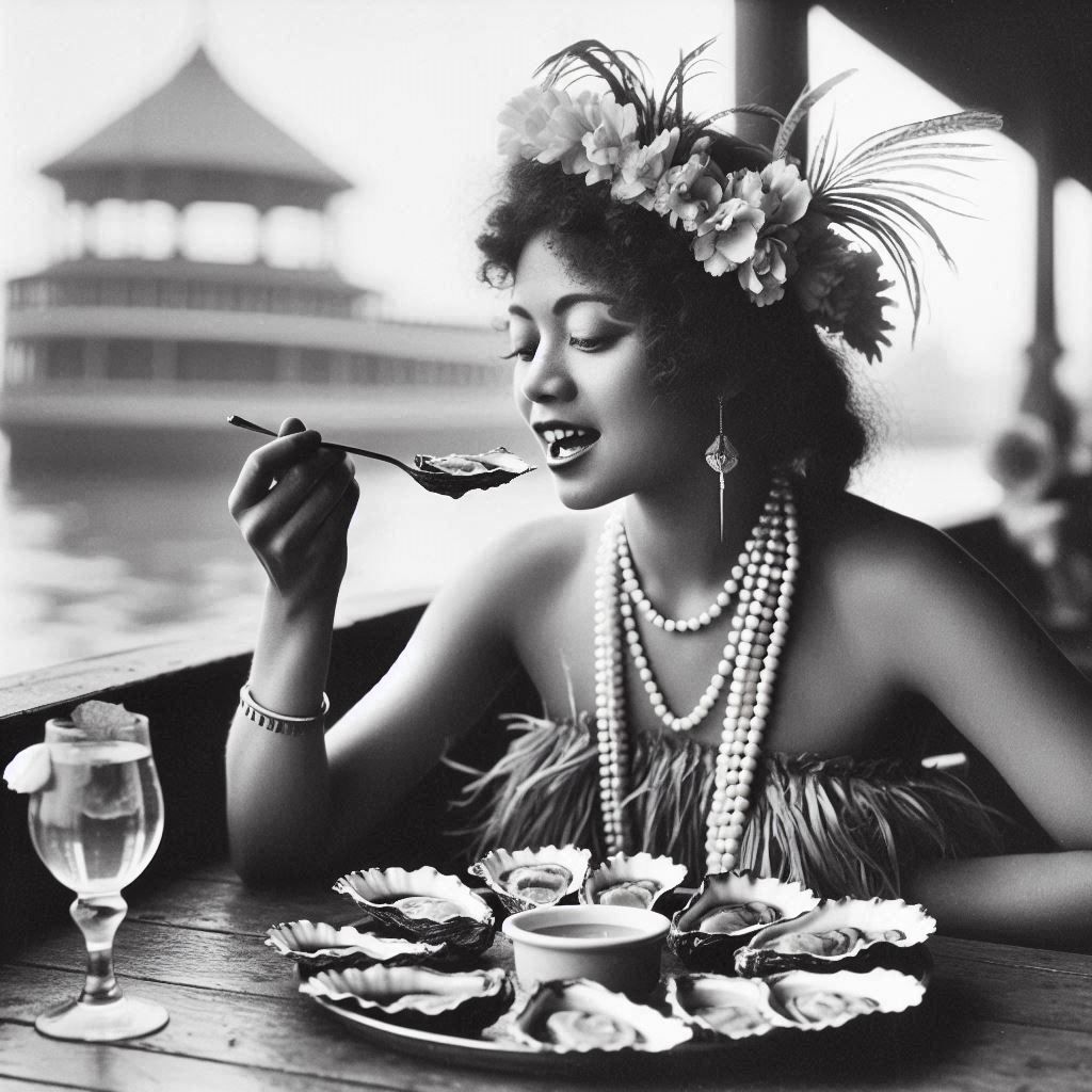 Eating Oysters With A Spoon