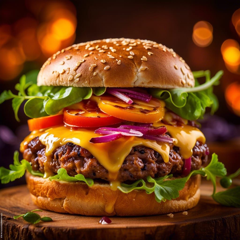 Burger  by @Arealhuman