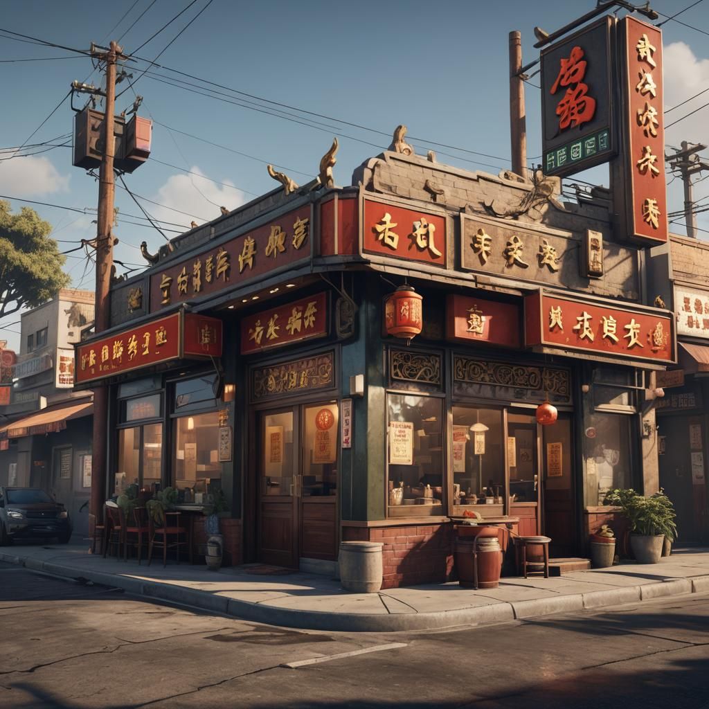 outside view of a Chinese restaurant on Crenshaw in South Ce...