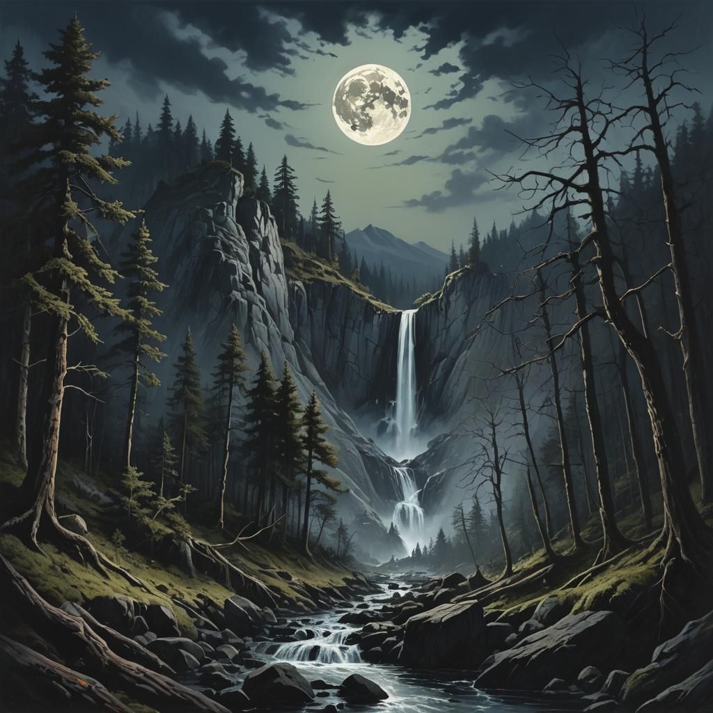 dark forest  by @frogfairy