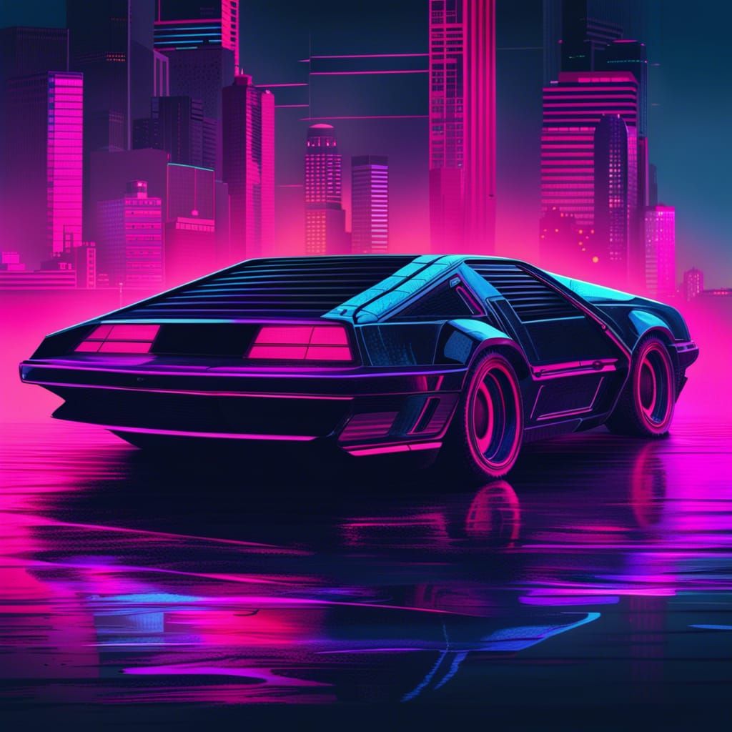 cyberpunk style digital art | synthwave | retrowave | sci-fi...